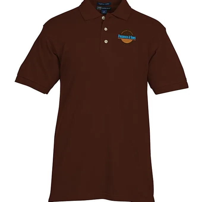 Egyptian Cotton Pique Polo - Men's - Full Color