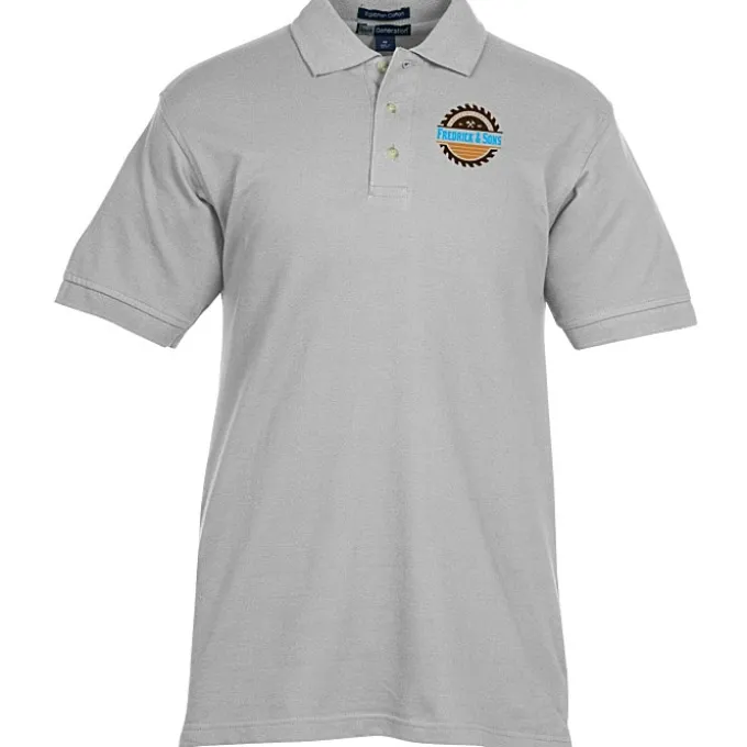 Egyptian Cotton Pique Polo - Men's - Full Color