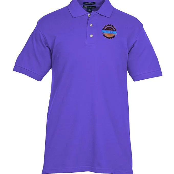 Egyptian Cotton Pique Polo - Men's - Full Color