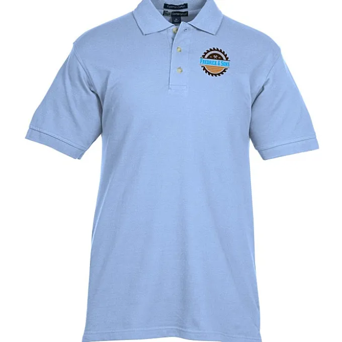 Egyptian Cotton Pique Polo - Men's - Full Color