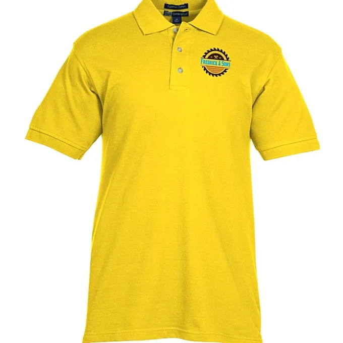 Egyptian Cotton Pique Polo - Men's - Full Color