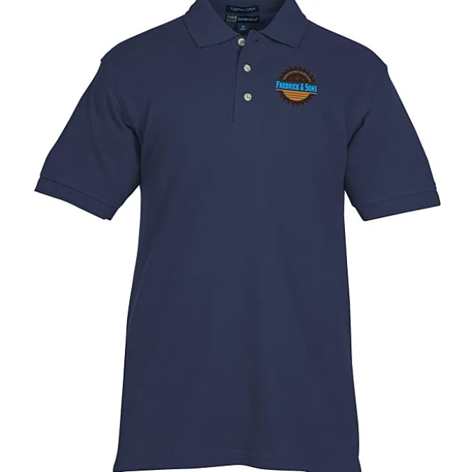Egyptian Cotton Pique Polo - Men's - Full Color