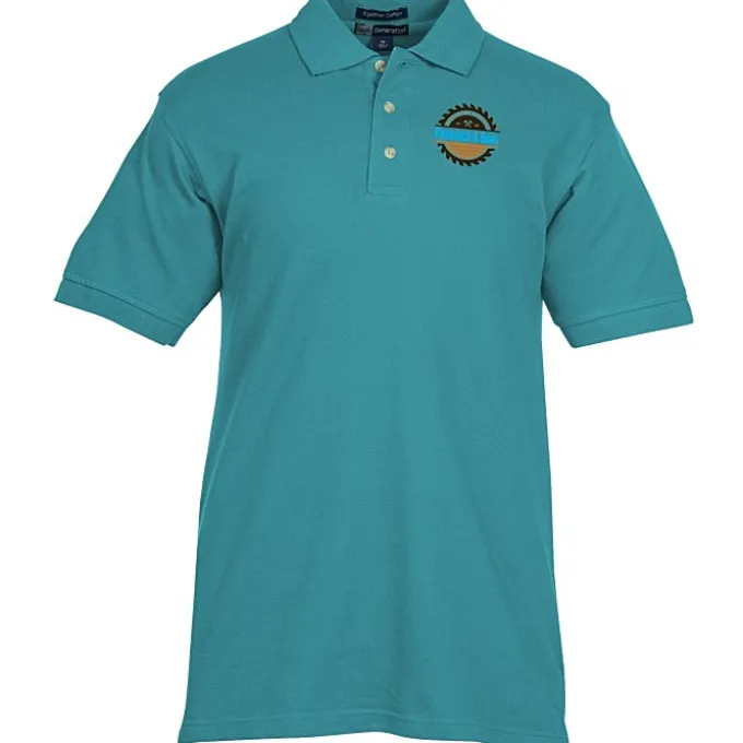 Egyptian Cotton Pique Polo - Men's - Full Color