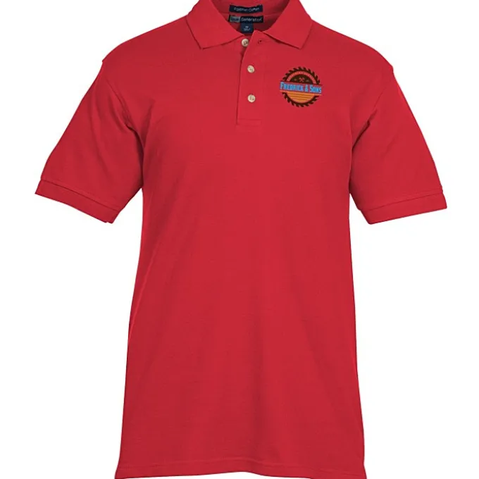 Egyptian Cotton Pique Polo - Men's - Full Color