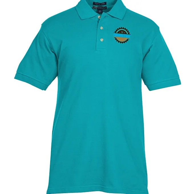 Egyptian Cotton Pique Polo - Men's - Full Color
