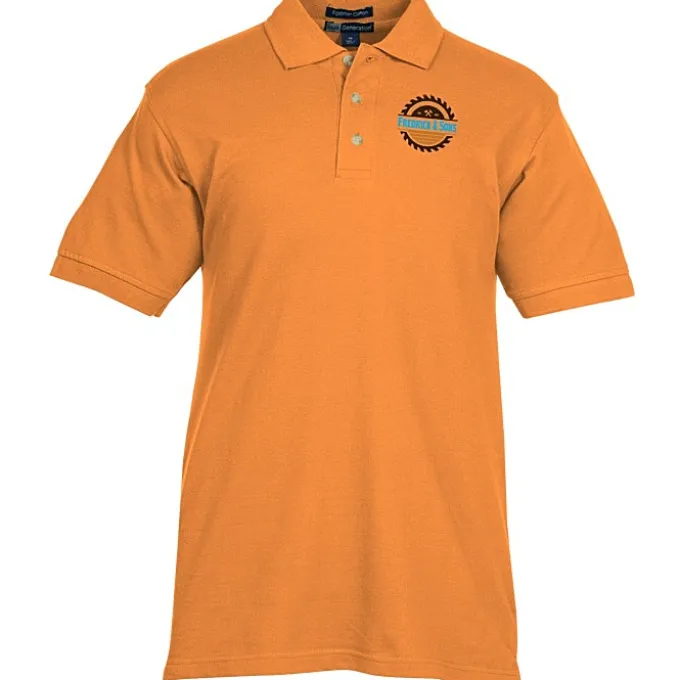 Egyptian Cotton Pique Polo - Men's - Full Color