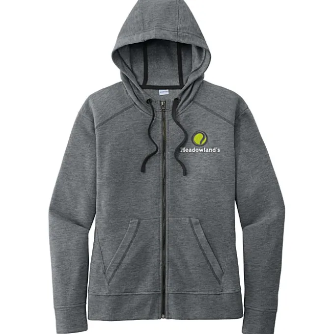Electric Tri-Blend Wicking Full-Zip Sweatshirt - Ladies'