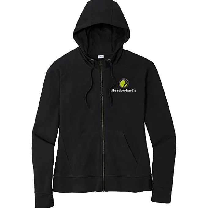 Electric Tri-Blend Wicking Full-Zip Sweatshirt - Ladies'