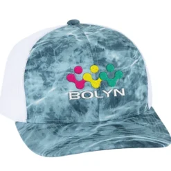 Elements Aqua Camo Trucker Snapback Cap