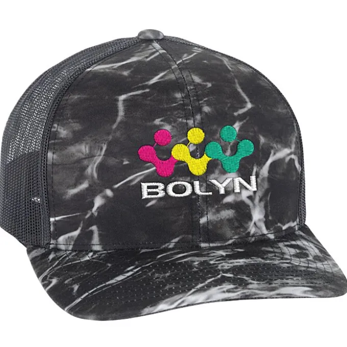 Elements Aqua Camo Trucker Snapback Cap