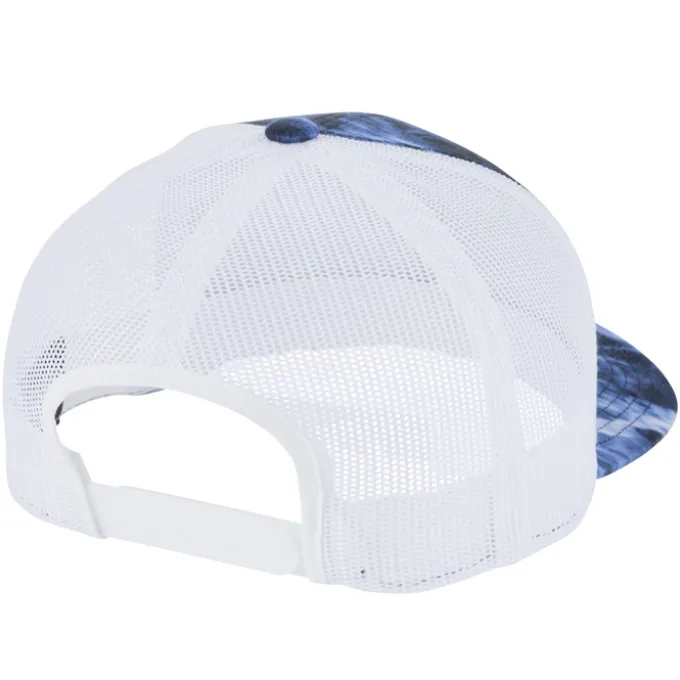 Elements Aqua Camo Trucker Snapback Cap