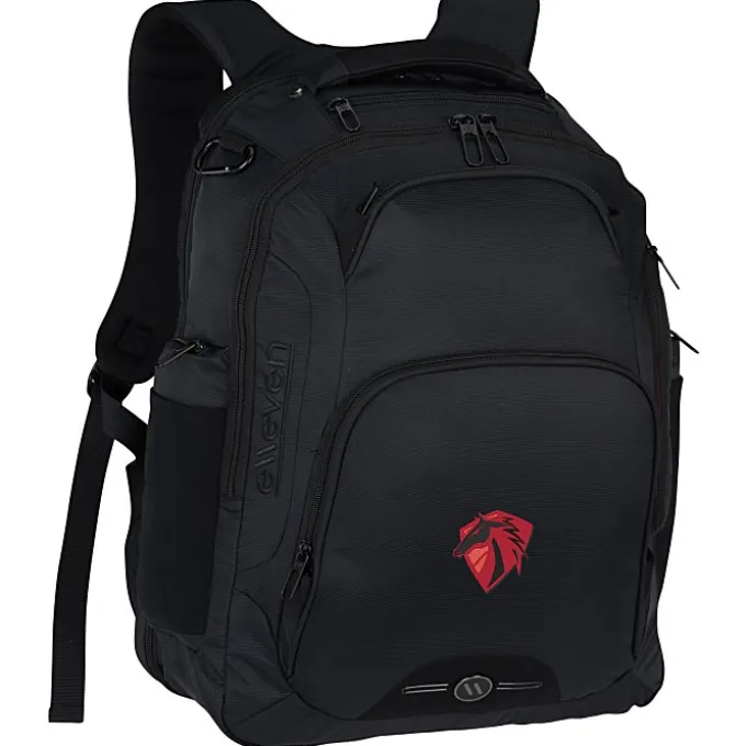 elleven Rutter Checkpoint-Friendly Laptop Backpack - Embroidered