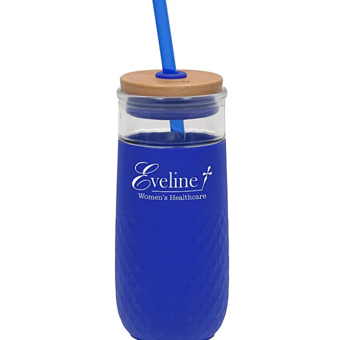 Ello Devon Glass Tumbler with Straw - 18 oz.