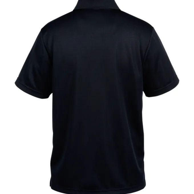 Elm Vertical Dash Jacquard Stripe Polo - Men's