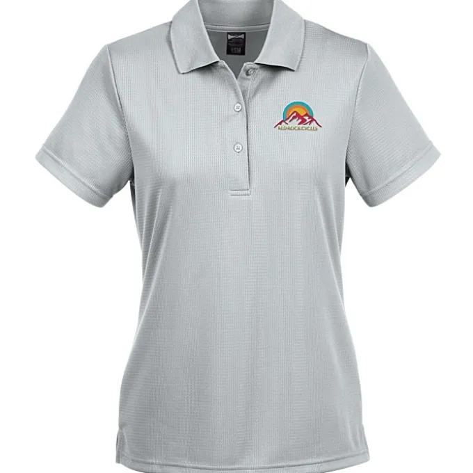 Elm Vertical Dash Jacquard Stripe Polo - Ladies'