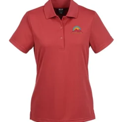 Elm Vertical Dash Jacquard Stripe Polo - Ladies'