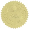Embellished Seal by the Roll - Circle - Pinked Edge - 2 Inches