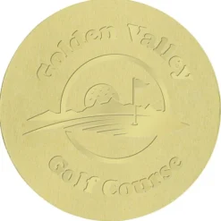 Embellished Seal by the Roll - Circle - Smooth Edge - 2 Inches
