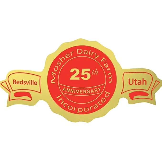 Embossed Seal by the Roll - Banner - 1 1/2 inches x 3 inches
