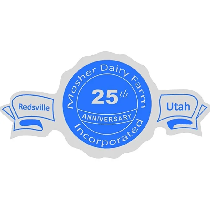 Embossed Seal by the Roll - Banner - 1 1/4 inches x 2 1/2 inches