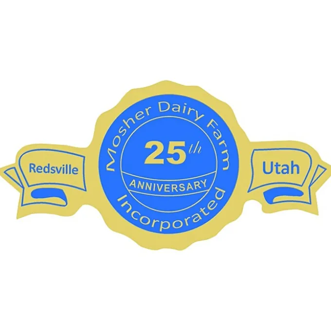 Embossed Seal by the Roll - Banner - 1 1/4 inches x 2 1/2 inches