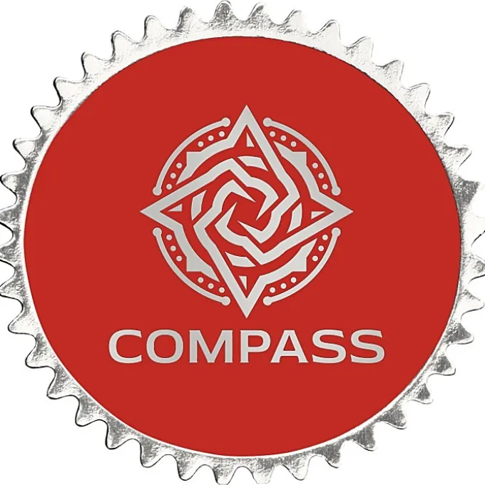 Embossed Seal by the Roll - Circle - Pinked Edge - 1 7/16 inches