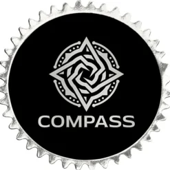 Embossed Seal by the Roll - Circle - Pinked Edge - 1 7/16 inches