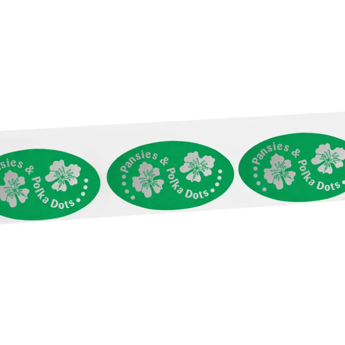 Embossed Seal by the Roll - Oval - 1 1/2 inches x 2 5/8 inches