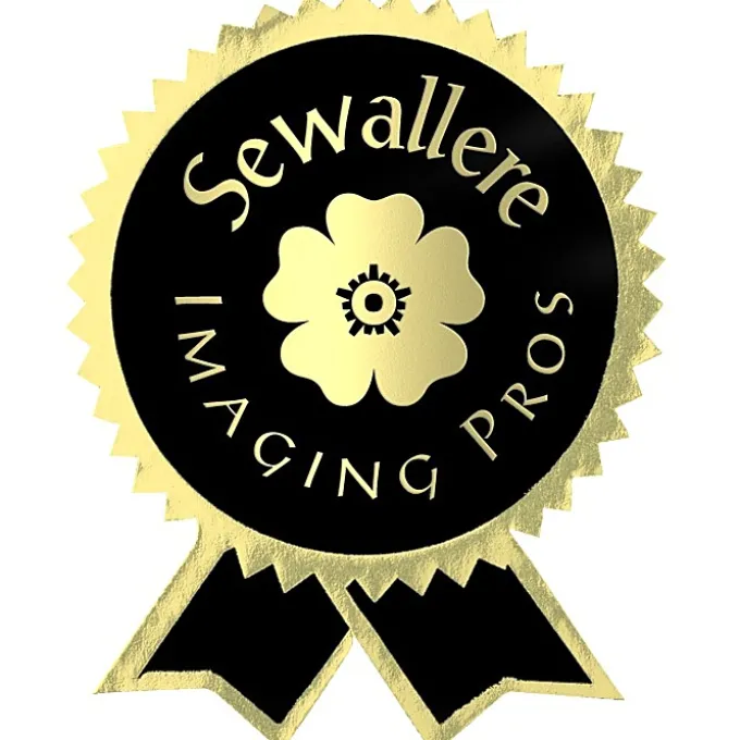 Embossed Seal by the Roll - Ribbon with Pinked Edges - 2 inches x 2 1/2 inches