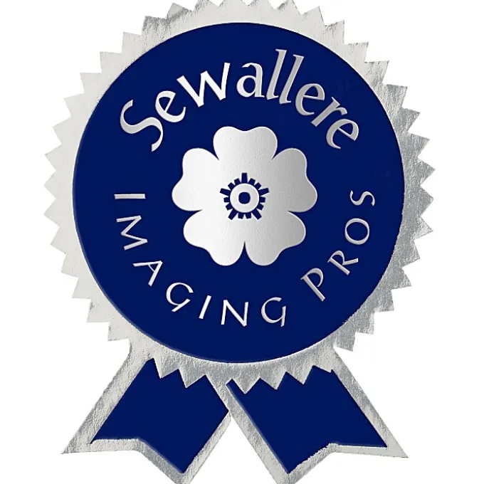Embossed Seal by the Roll - Ribbon with Pinked Edges - 2 inches x 2 1/2 inches