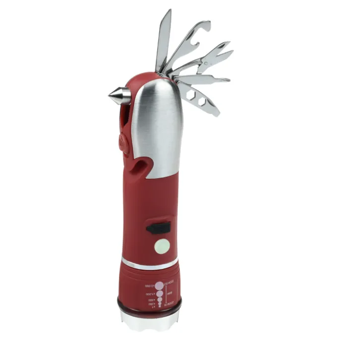 Emergency Rechargeable COB Flashlight Muli-Tool -24 hr
