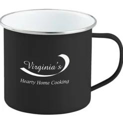 Enamel Metal Campfire Mug - 16 oz. - 24 hr