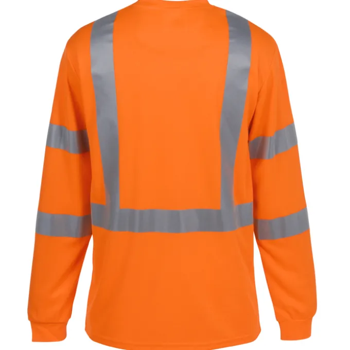 Enhanced Reflective Performance LS Pocket T-Shirt