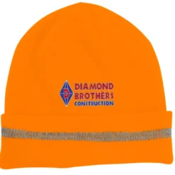 Enhanced Visibility Beanie with Reflective Stripe