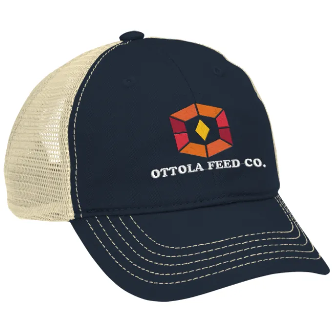 Enzyme Washed Mesh Back Cap