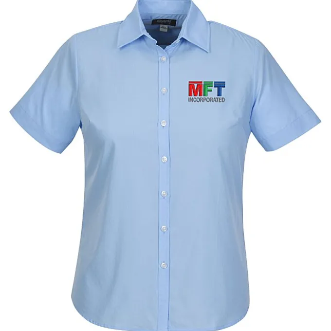 Essential Broadcloth Short Sleeve Shirt - Ladies'