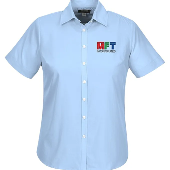 Essential Broadcloth Short Sleeve Shirt - Ladies'