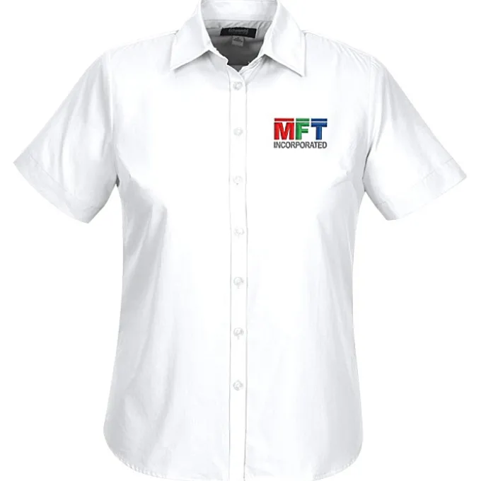 Essential Broadcloth Short Sleeve Shirt - Ladies'