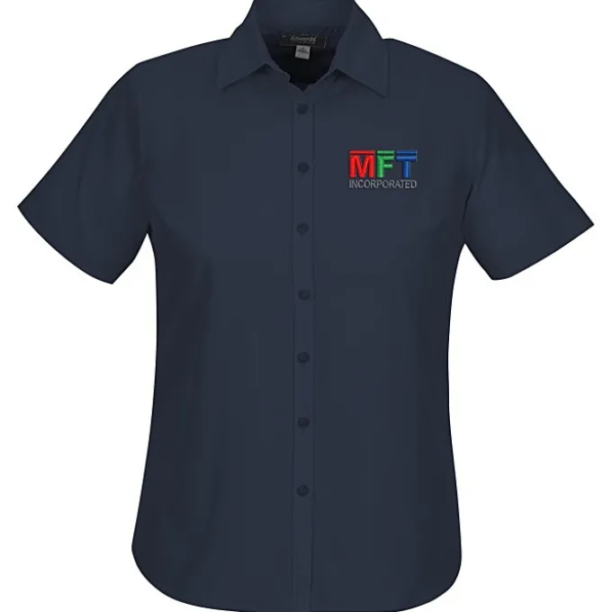 Essential Broadcloth Short Sleeve Shirt - Ladies'
