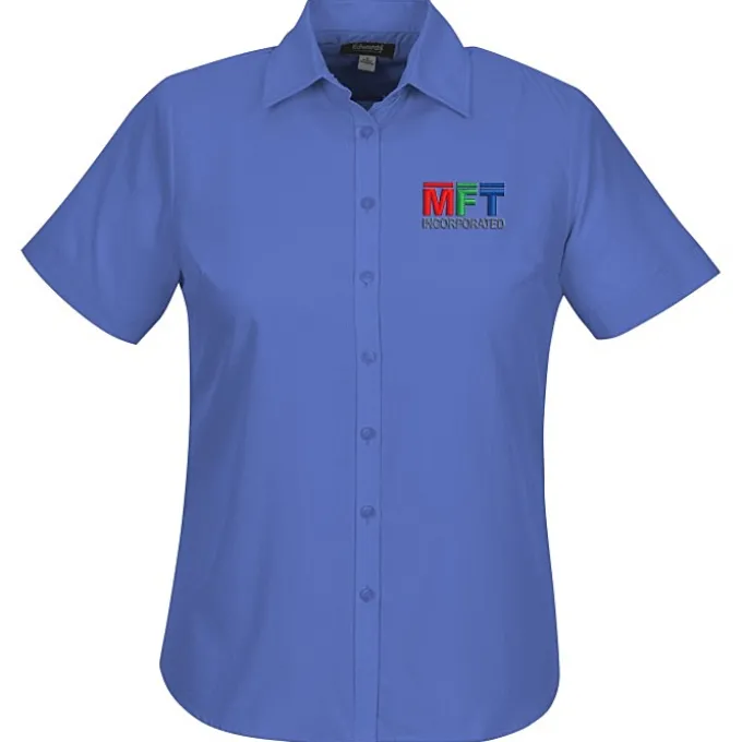 Essential Broadcloth Short Sleeve Shirt - Ladies'