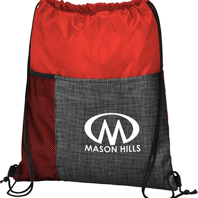 Etched Pocket Drawstring Sportpack