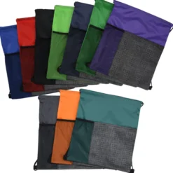 Etched Pocket Drawstring Sportpack