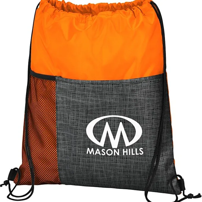 Etched Pocket Drawstring Sportpack