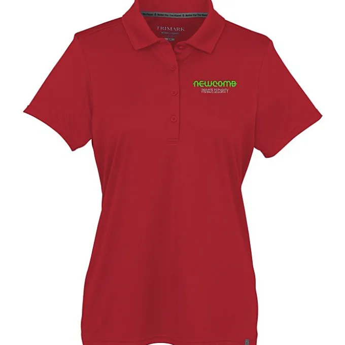 Evans Textured Double Knit Polo - Ladies'