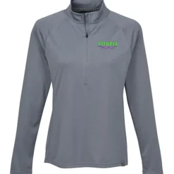 Evans Textured Double Knit 1/2-Zip Pullover - Ladies'