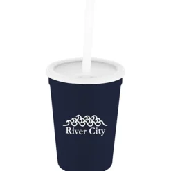 Event Stadium Cup with Lid & Straw - 12 oz