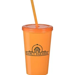 Event Stadium Cup with Lid & Straw - 20 oz