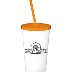 Event Stadium Cup with Lid & Straw - 20 oz