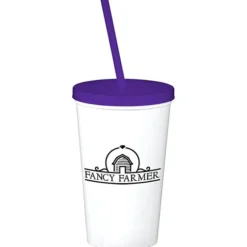 Event Stadium Cup with Lid & Straw - 20 oz