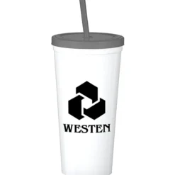 Event Stadium Cup with Lid & Straw - 24 oz